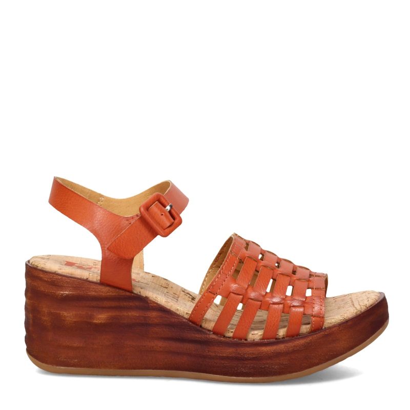 KR0011408 Womens Korks Marley Sandal Orange 1 8b302997 ebfa 4538 92c8 12e14d1d0393