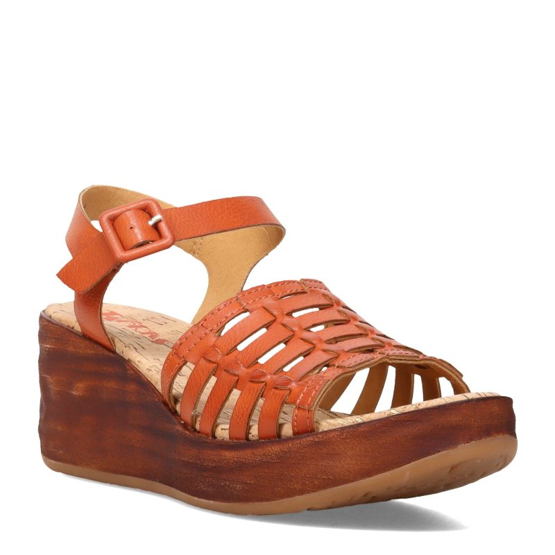 KR0011408 Womens Korks Marley Sandal Orange 20a798ea 47fe 45ff 868b 4651734b9563