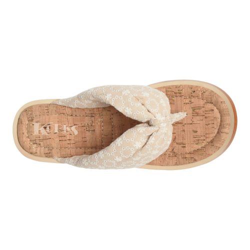 KR0012579 Womens Korks Poppy Sandal Cream 5