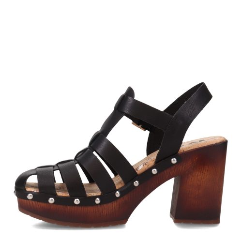 KR0012709 Womens Korks Whitney Platform Sandal Black 3