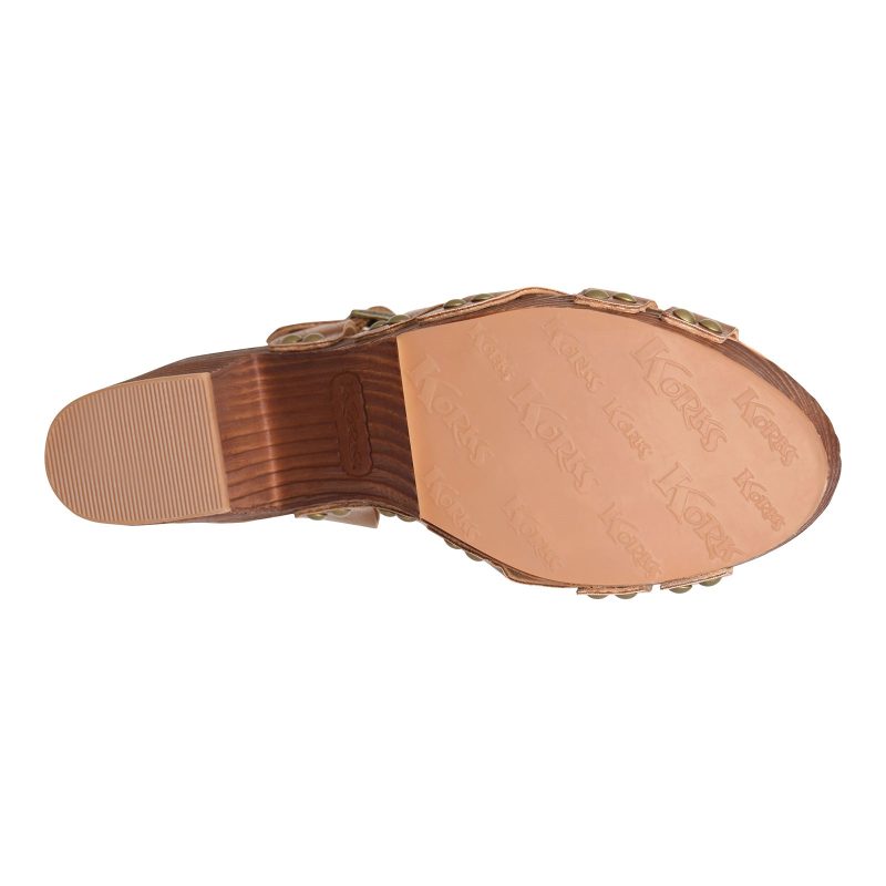 KR0013616 Womens Korks Naomi Sandal Tan 6