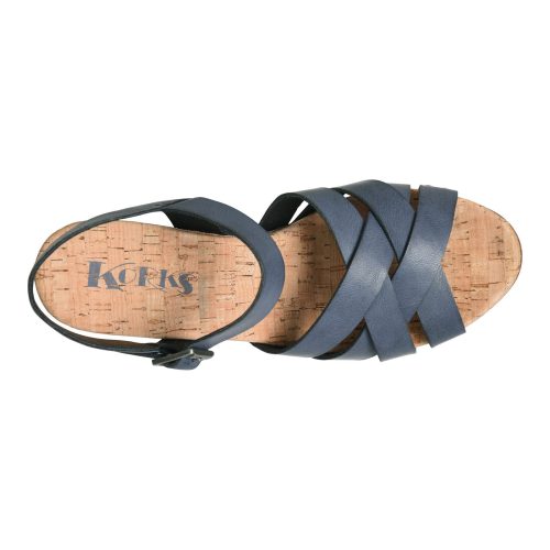 KR0013634 Womens Korks Naomi Sandal Navy 5