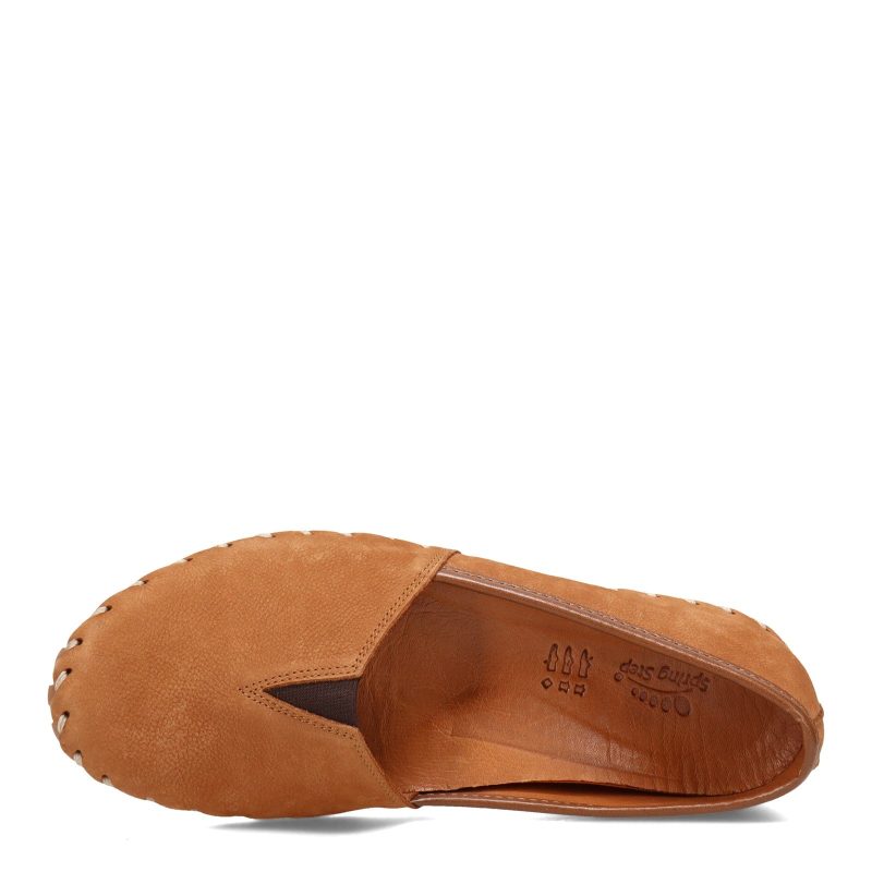 Kathaleta Cas Womens Spring Step Kathaleta Slip On Camel 5