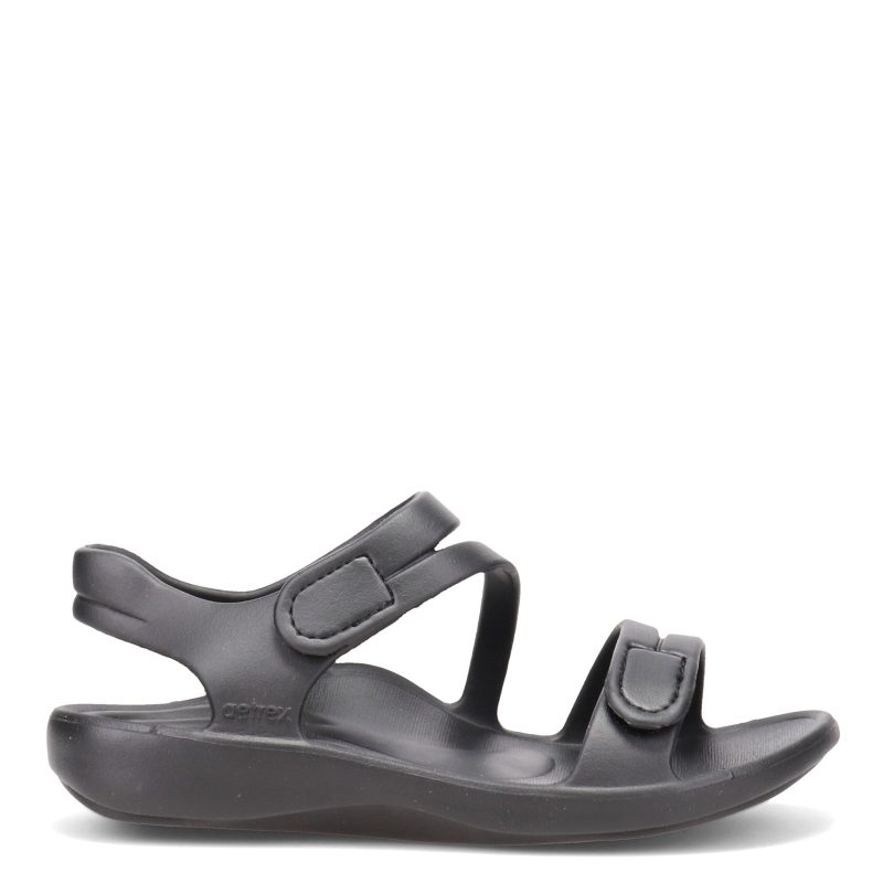 L8000 W Womens Aetrex Jillian Sport Sandal Black 1 dea476be f91b 46d3 a6c5 d598ef257a5b