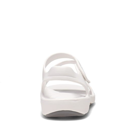 L8003 W Womens Aetrex Jillian Sport Sandal White 4