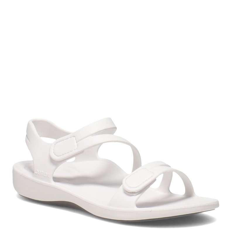 L8003 W Womens Aetrex Jillian Sport Sandal White 6e6a2334 8d4c 4bf5 8ef0 82407600b200