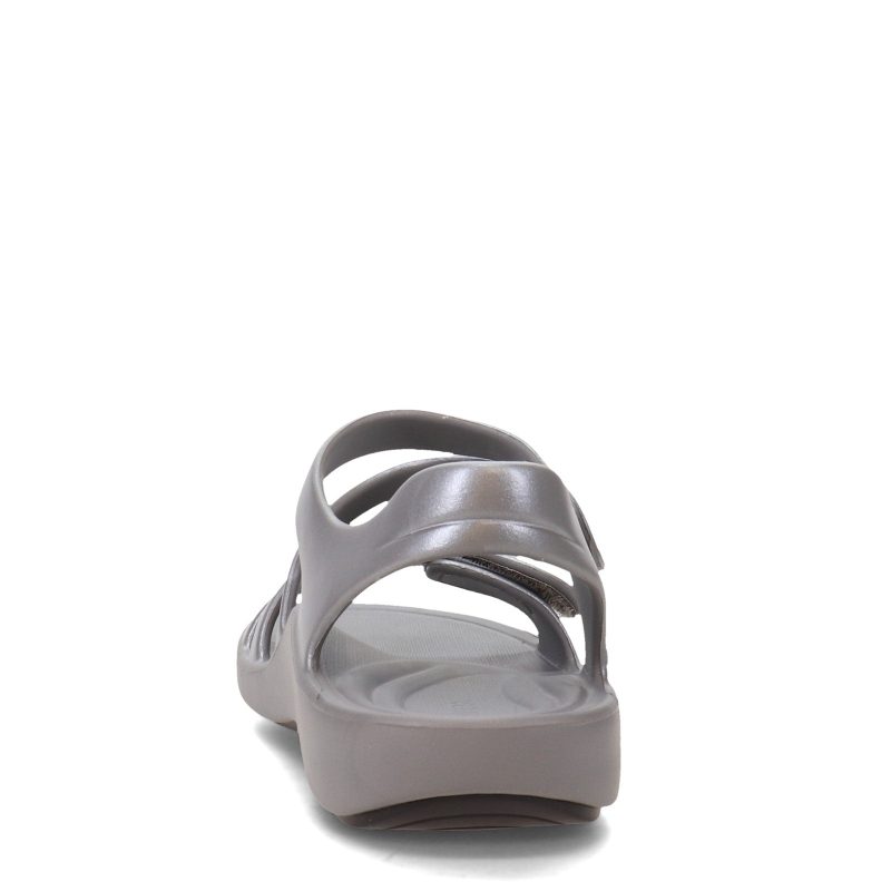 L8006W Womens Aetrex Jillian Sport Sandal Gray 4