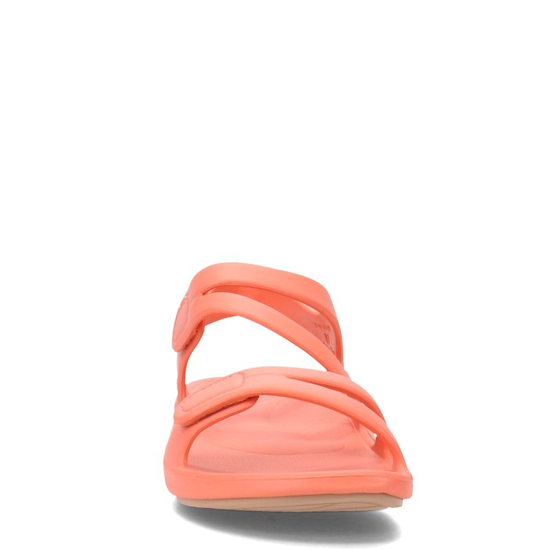 L8008W Womens Aetrex Jillian Sport Sandal Coral 2