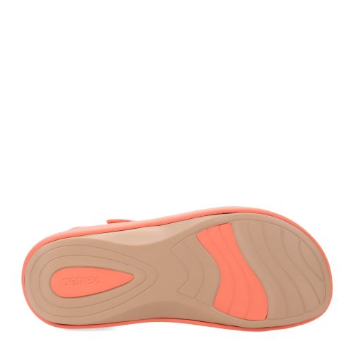 L8008W Womens Aetrex Jillian Sport Sandal Coral 6