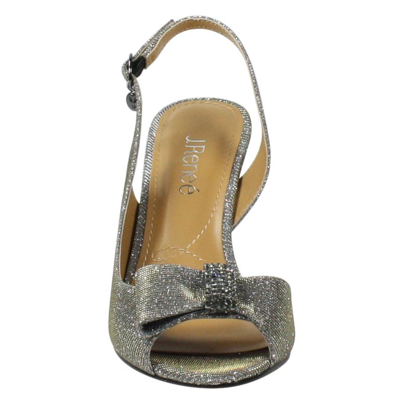 LUANDA GFPEW Womens J Renee Luanda Sandal Pewter Sparkle 2