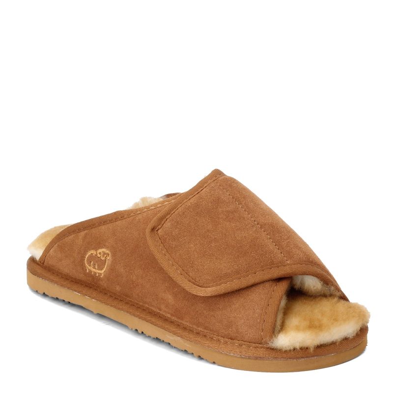 M0604 Cnt Mens Lamo Wrap Slipper Chestnut