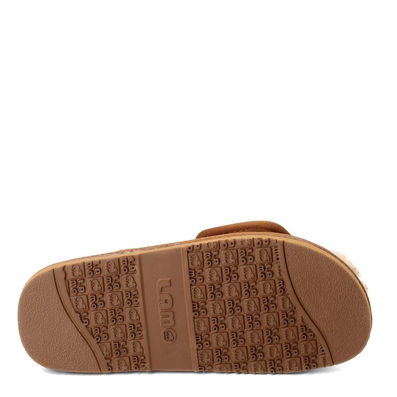 M0604 Cnt Mens Lamo Wrap Slipper Chestnut 6