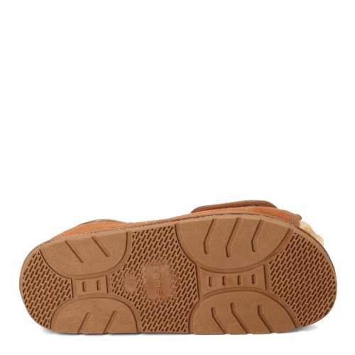 M1018 Cnt Mens Lamo Open Toe Wrap Slipper Chestnut 6