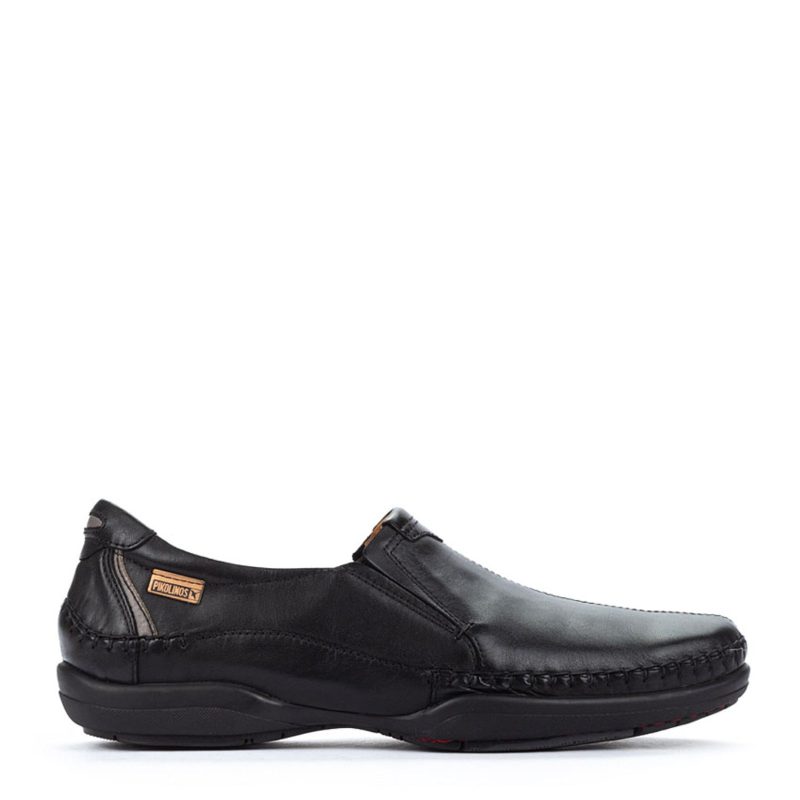 M1D 6032 BLK GR Mens Pikolinos San Telmo Slip On Black Grey 1 a2a11d55 896e 414d bad2 11362aec31be