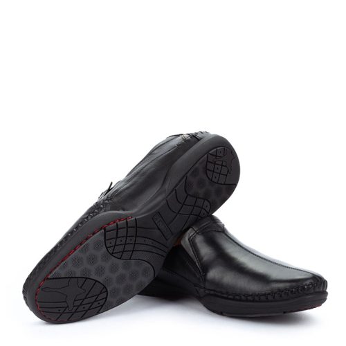 M1D 6032 BLK GR Mens Pikolinos San Telmo Slip On Black Grey 3