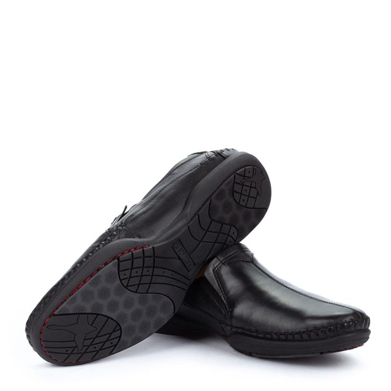 M1D 6032 BLK GR Mens Pikolinos San Telmo Slip On Black Grey 3