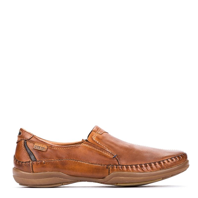 M1D 6032 BRA BL Mens Pikolinos San Telmo Slip On Brandy 1