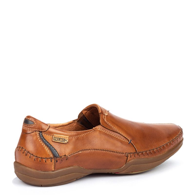 M1D 6032 BRA BL Mens Pikolinos San Telmo Slip On Brandy 2