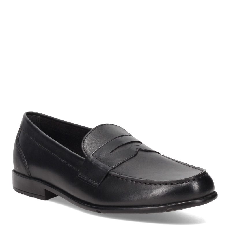 M76443 Mens Rockport Classic Penny Loafer Black