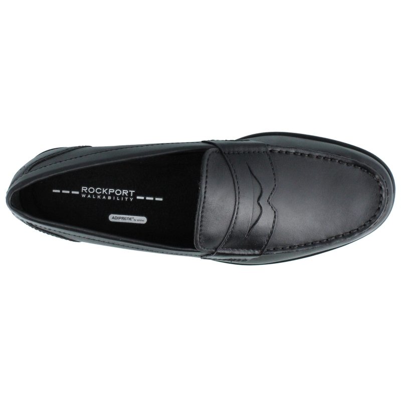 M76443 Mens Rockport Classic Penny Loafer Black 2