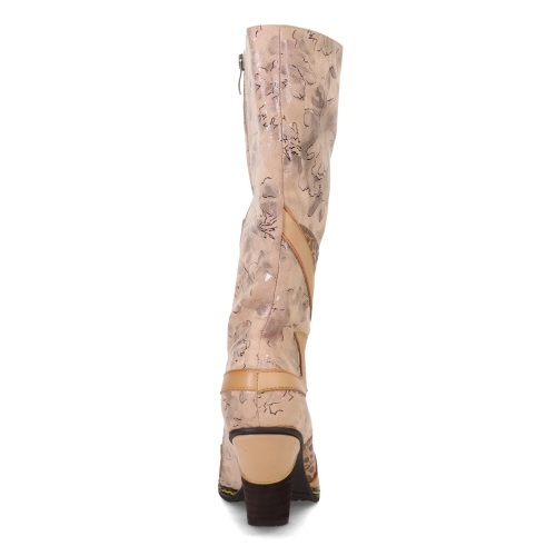 MALAGIECROCO BG Womens L Artiste By Spring Step Malagie Boot Beige Multi 4