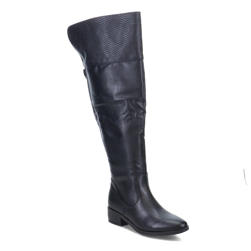 MARCELA BLACK Womens Baretraps Marcela Boot Wide Calf Black 856cf8d0 37ed 43f1 86b1 d4f8f5b30d75