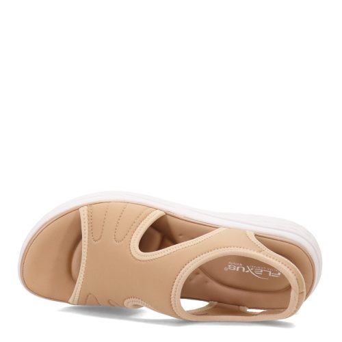 MARSHMELLO BGE Womens Flexus Marshmello Sandal Beige 5