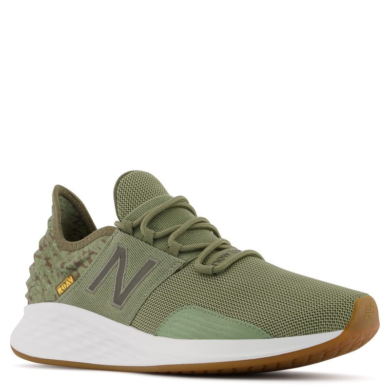 MROAVPO1 Mens New Balance Fresh Foam Roav V1 Running Shoe Olive