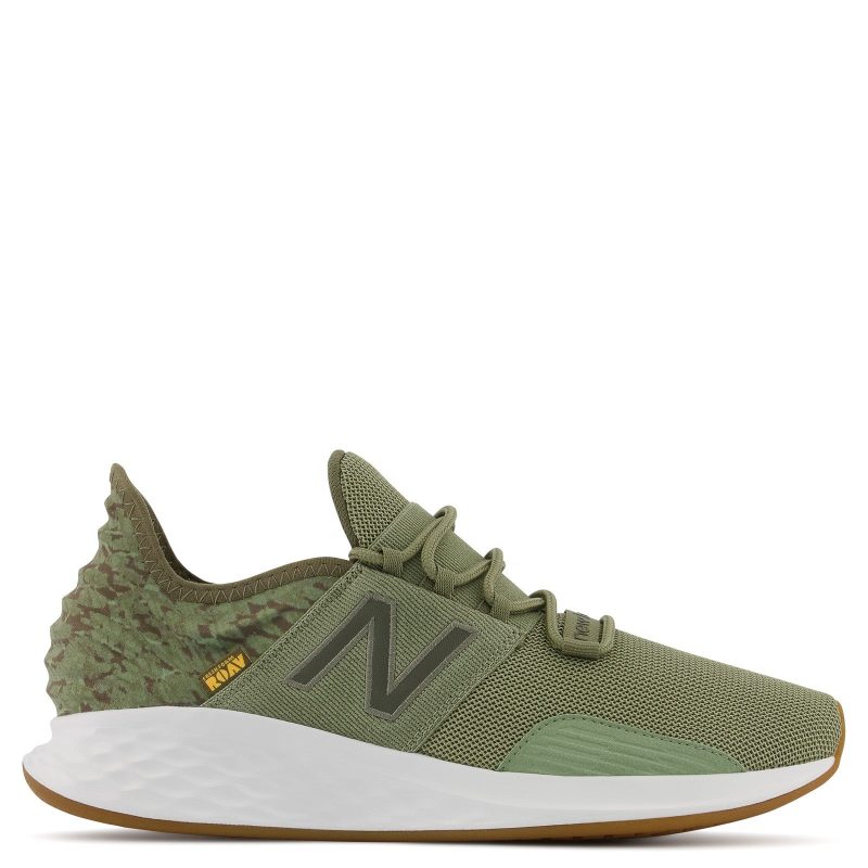 MROAVPO1 Mens New Balance Fresh Foam Roav V1 Running Shoe Olive 1