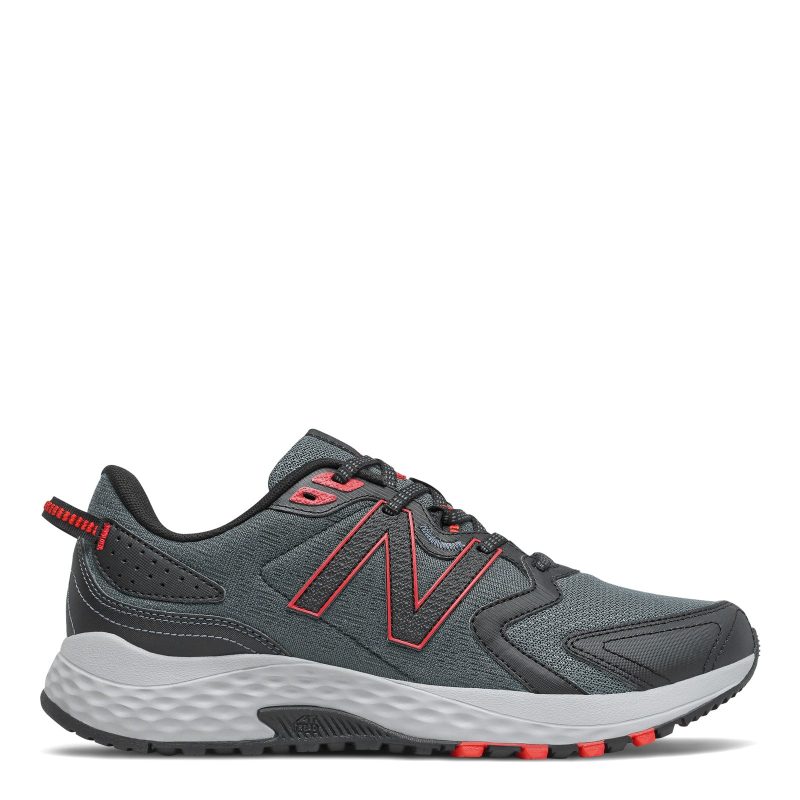 MT410LR7 Mens New Balance Mt410 V7 Trail Running Shoe Gray 1