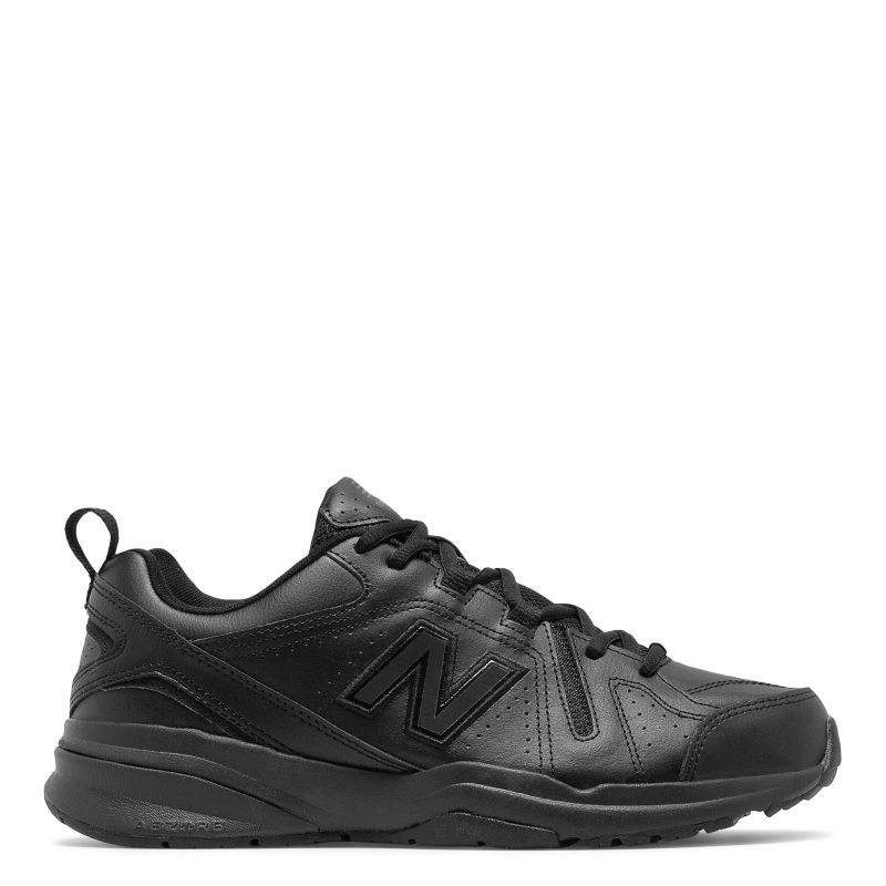 MX608AB5 Mens New Balance 608 V5 Crosstraining Sneaker Black 1