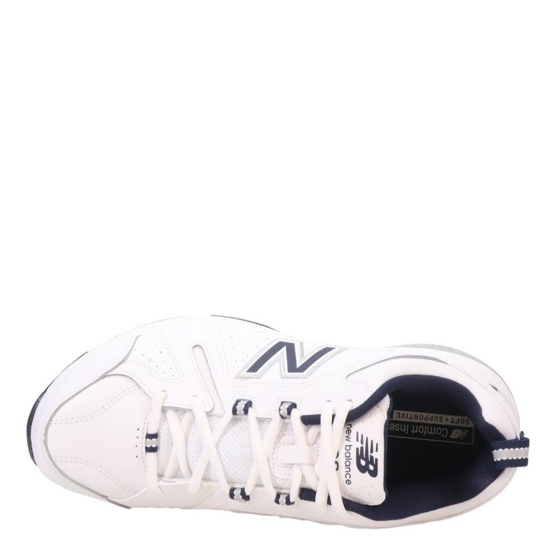 MX608WN5 Mens New Balance 608 V5 Crosstraining Sneaker White Navy 5