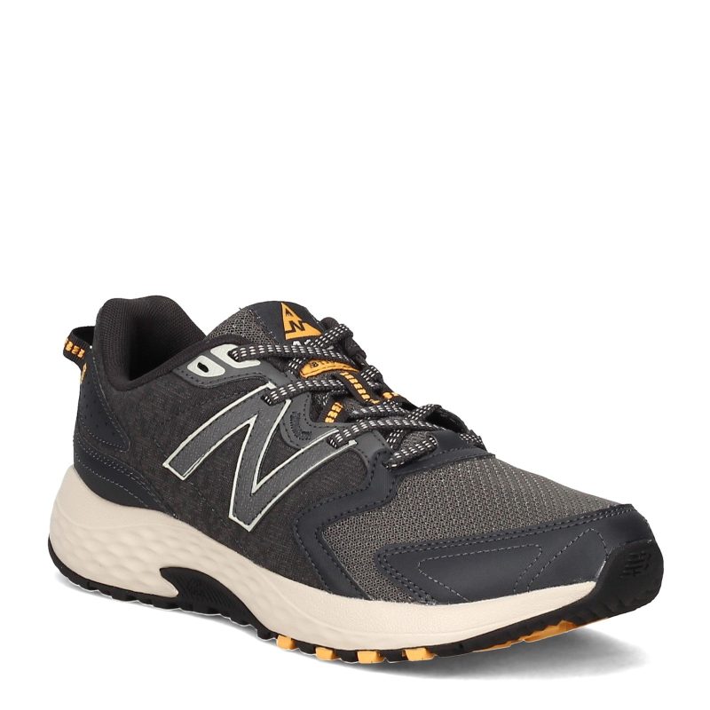 Mt410 Lg7 Mens New Balance Mt410 V7 Trail Running Shoe Grey Yellow