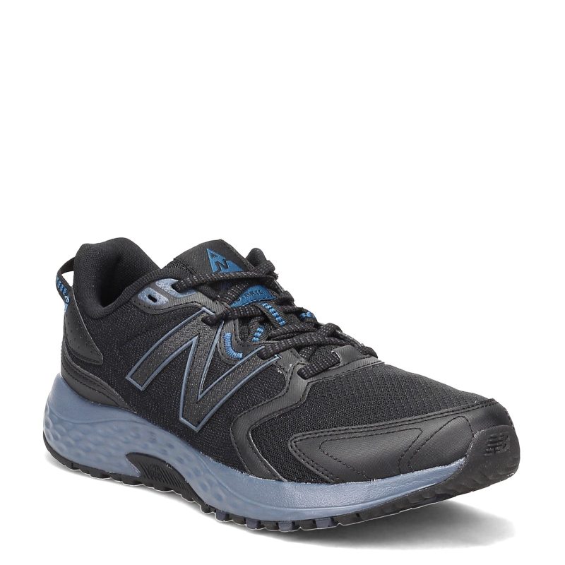 Mt410 Lk7 Mens New Balance Mt410 V7 Trail Running Shoe Black Gray