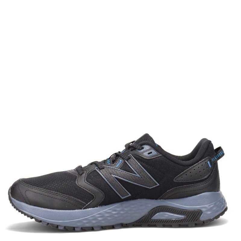 Mt410 Lk7 Mens New Balance Mt410 V7 Trail Running Shoe Black Gray 3