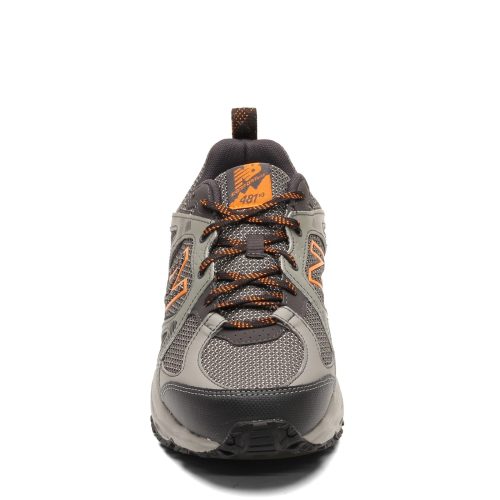 Mt481 Lc3 Mens New Balance Mt481v3 Trail Running Shoe Gray Black Orange 2