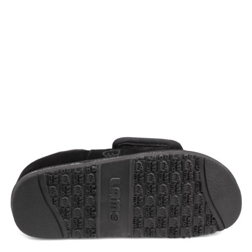 Mum1015 Bm Blk Mens Lamo Closed Toe Wrap Slipper Black 6