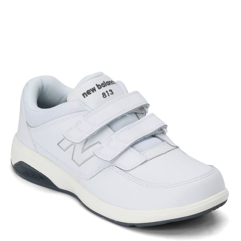 Mw813 Hwt Mens New Balance 813 Strap Walking Shoe White