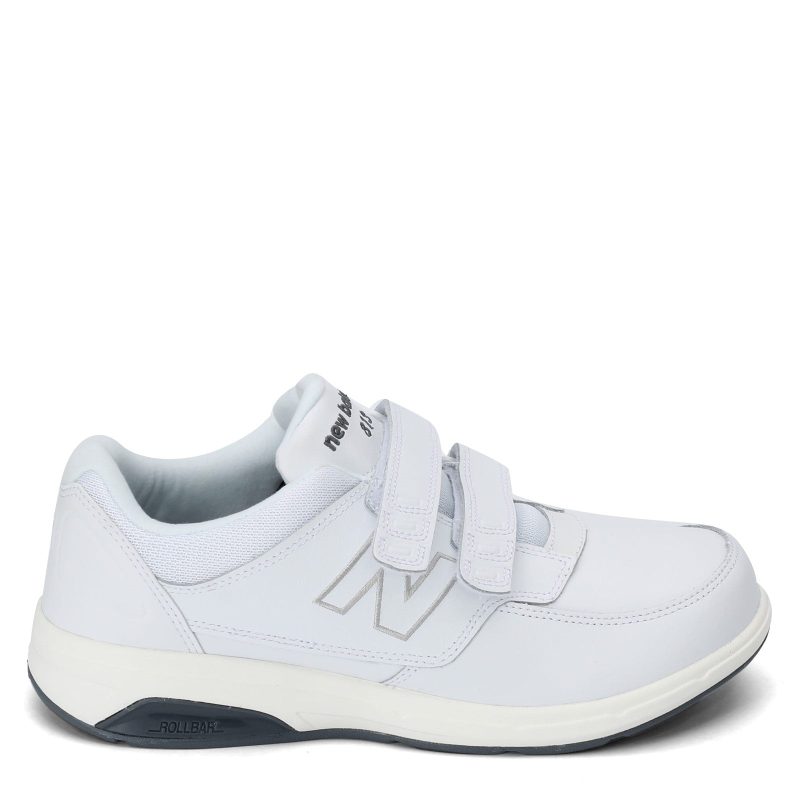 Mw813 Hwt Mens New Balance 813 Strap Walking Shoe White 1