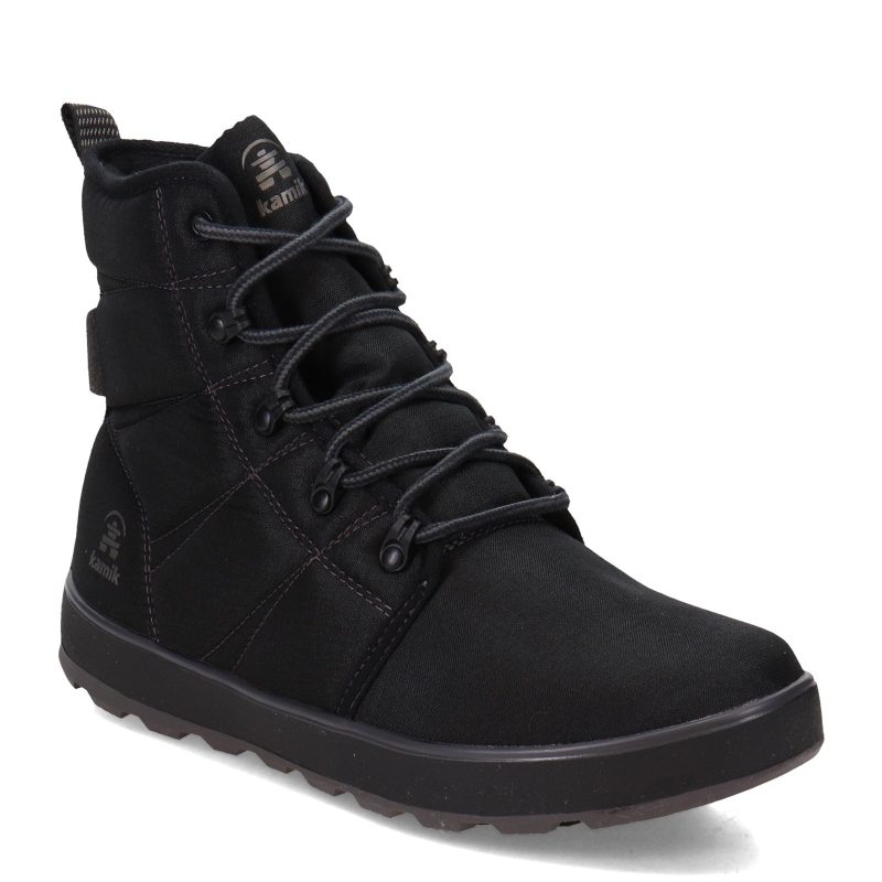 NK0315 BLK Mens Kamik Spencer N Boot Black 5c026ad6 912a 47a3 8b25 498201e1e720