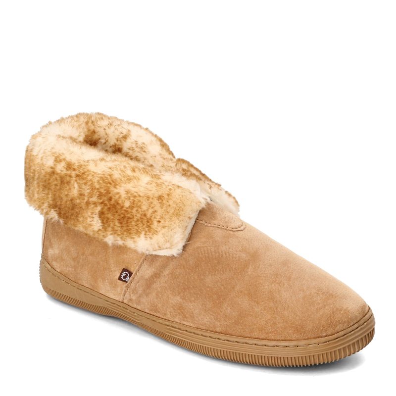 P101 M Cnt Mens Lamo Bootie Slipper Chestnut