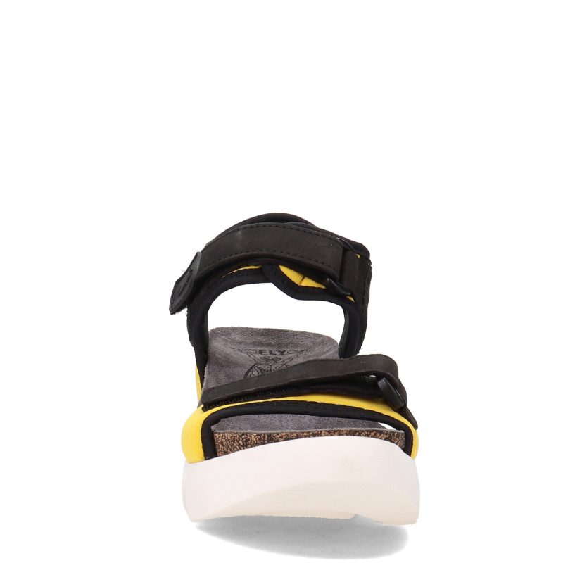 P144727 006 Womens Fly London Sigo Sandal Black Yellow 2 a7cc41ad a0c6 4942 85f5 ef940edb3e48