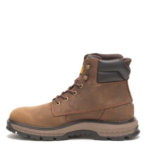 P51059 Mens Caterpillar Exposition Hiker 6in Soft Toe Work Boot Brown 2