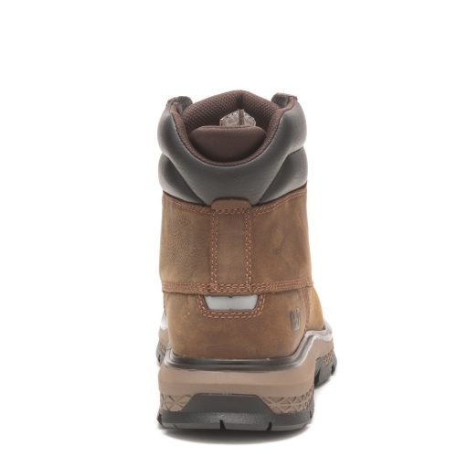 P51059 Mens Caterpillar Exposition Hiker 6in Soft Toe Work Boot Brown 3