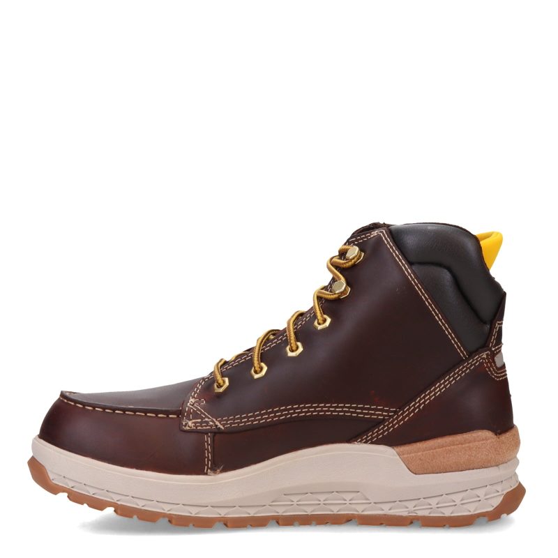 P51076 Mens Caterpillar Impact Waterproof Soft Toe Work Boot Friar Brown 3