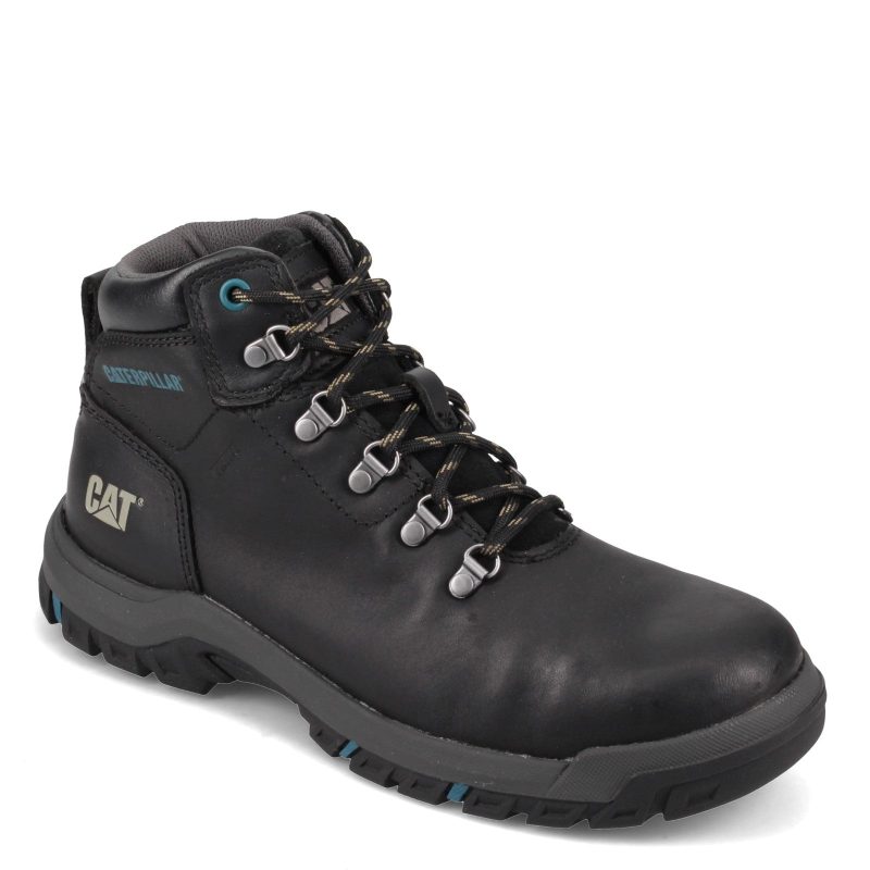 P91022 Womens Caterpillar Mae Steel Toe Waterproof Work Boot Black