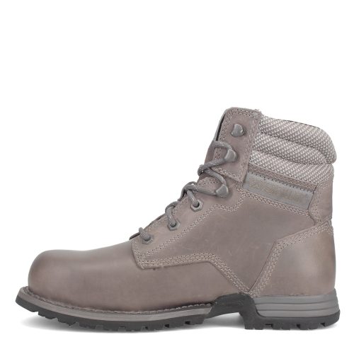 P91098 Womens Caterpillar Paisley 6 Inch Slip Resistant Steel Toe Work Boot Gray 3