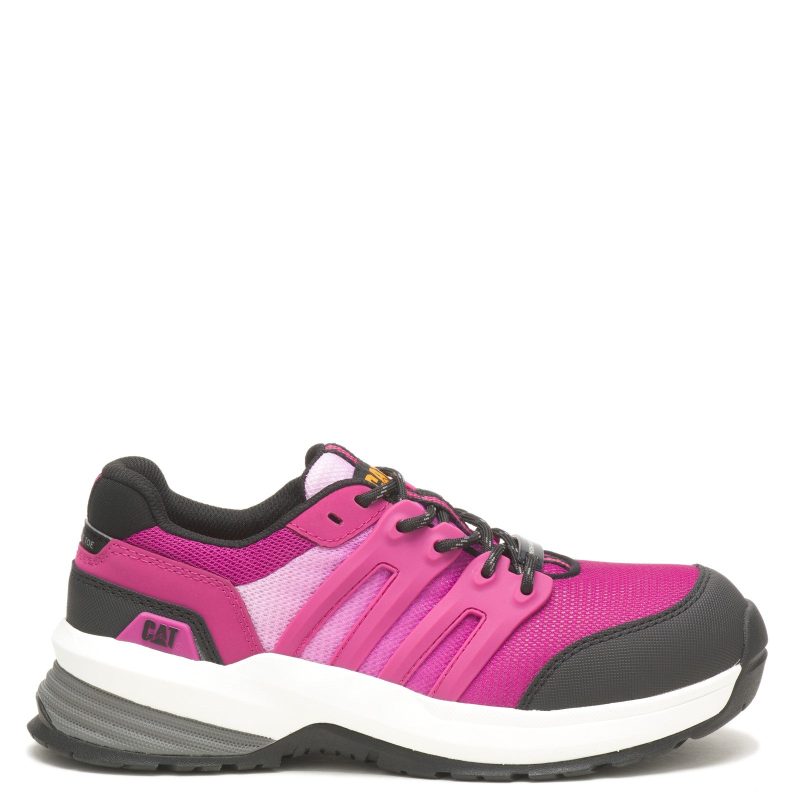 P91355 Womens Caterpillar Streamline 20 Comp Toe Work Shoe Fuchsia 1 9ee3a57e a69b 4779 8961 0a0fee859776