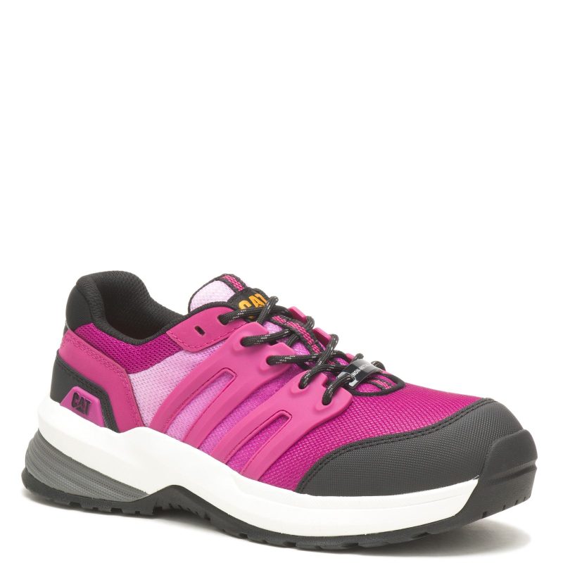 P91355 Womens Caterpillar Streamline 20 Comp Toe Work Shoe Fuchsia 5e4b79c2 0cf4 4c19 b398 281165c1e0ff