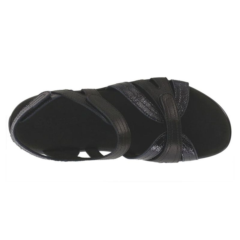 PIER BLK SAND Womens Sas Pier Sandal Black Sand 5